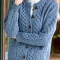 Fern | Texturerad Knapp-Front Kofta