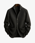 Elliot | Skräddarsydd Knapp-front Stickad Cardigan