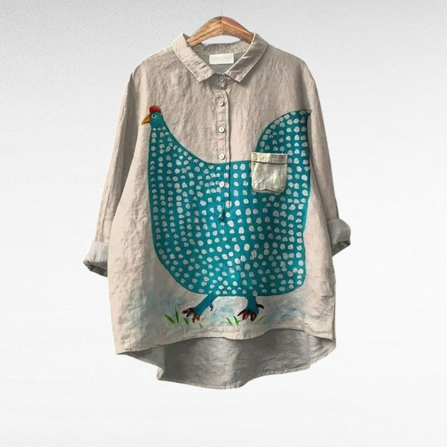 Keisha | Modern Höntryck Blus