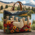 Lauren | Konstnärlig Får Blommig Design Tote Väska