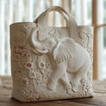 Patricia | Elegant Elefantkonst Tote-väska