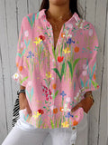 Judith | Elegant Vårträdgård Blus
