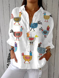 Paloma | Klassisk Hönsdesign Blus