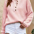 Cecilia | Ribbad Henley Tröja