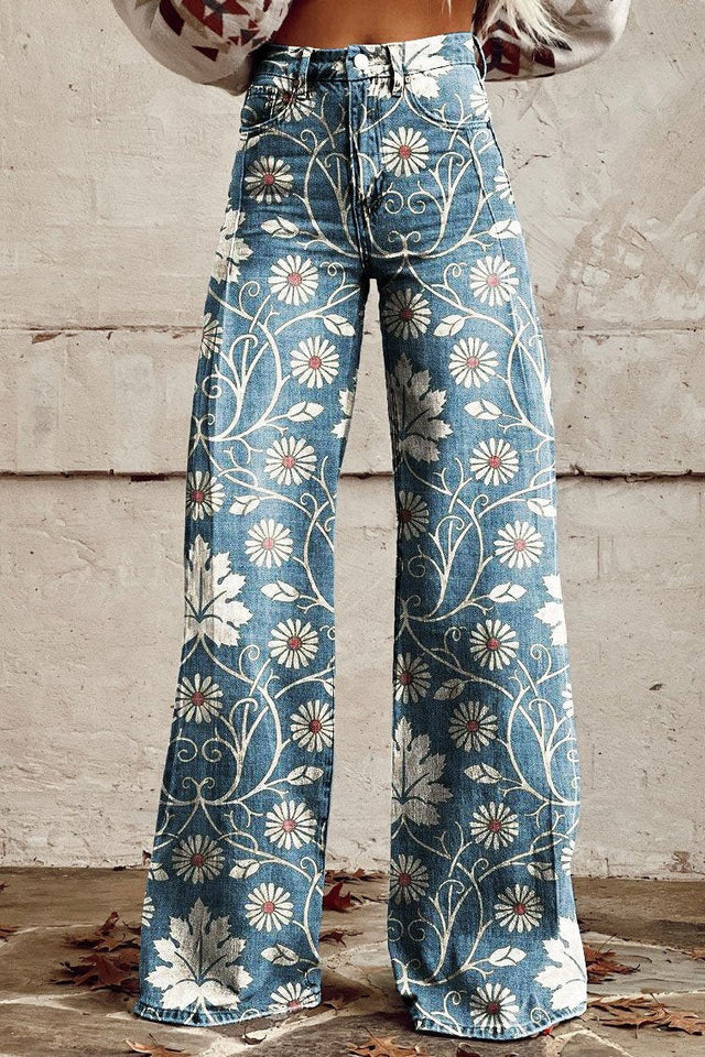 Kathleen | Klassiska Retro Boho Chic Byxor