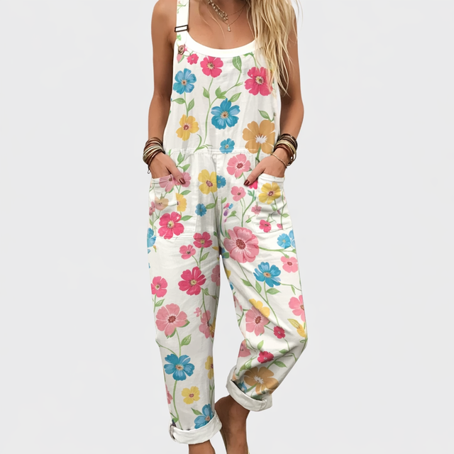 Patricia | Stilren Multicolor Blommig Jumpsuit