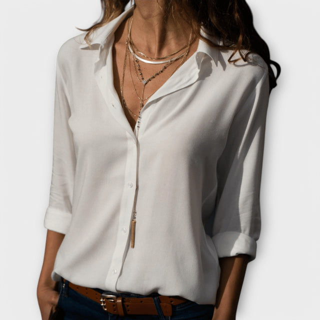 Isla | Raffinerad Knapp-up Blus