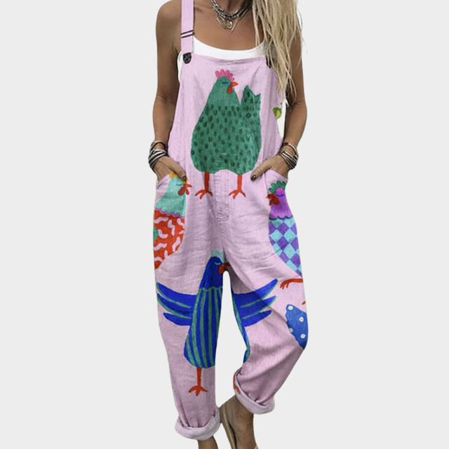 Norma | Bekväm Höns Konst Jumpsuit