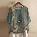 Raina | Avslappnad Retro-Inspirerad Blus