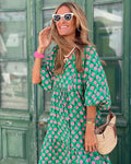 Cora | Boho Maxi Klänning