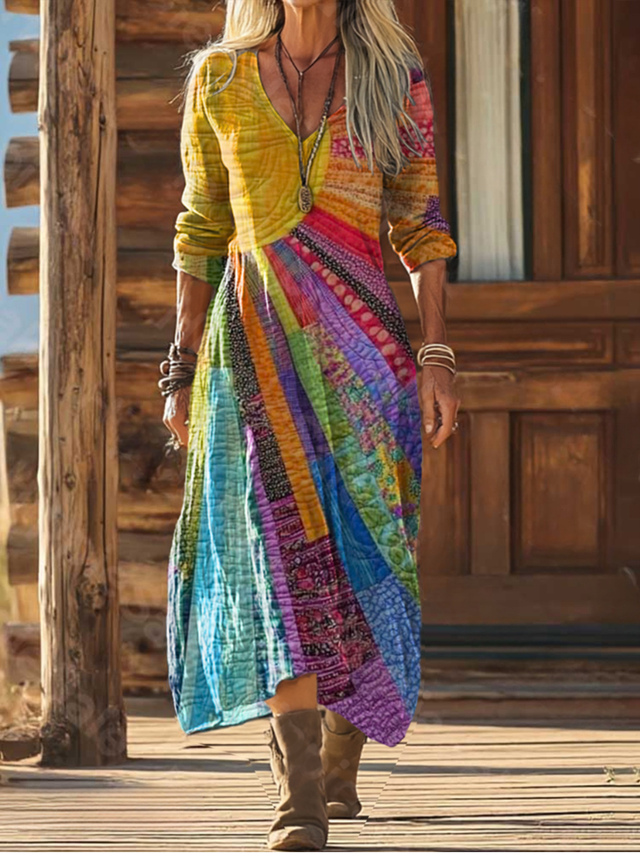 Alice | Elegant Bohemisk Sol Design Klänning