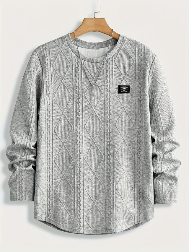 Edwin | Texturerad Crew Neck Topp