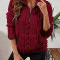 Delilah | Mysig Halv-Zip Tröja