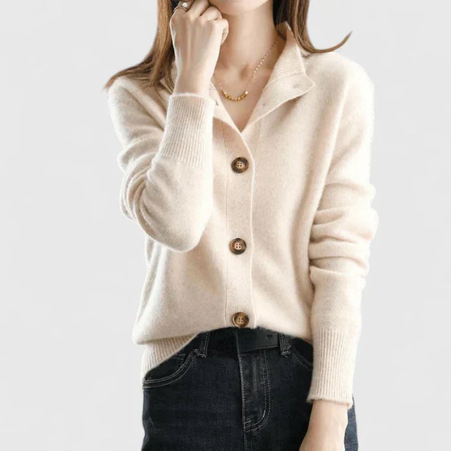 Adele | Finstilt Krage Cardigan