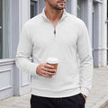 Quentin | Texturerad Quarter-Zip Pullover