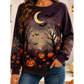 Rosalyn | Halloween Månbelyst Pumpa Sweatshirt