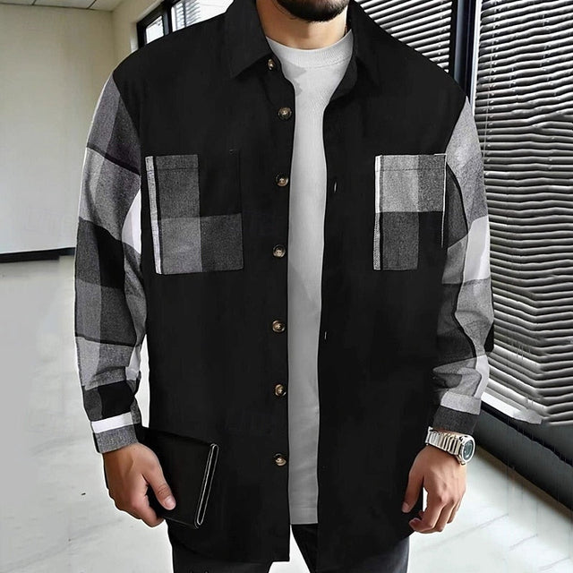 Elliot | Modern Patchwork Skjortjacka