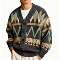 Marcus | Mönstrad Knapp-up Cardigan