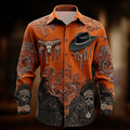 Clint | Western Halloween Utsmyckad Skjorta