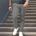Nolan | Skräddarsydd Houndstooth Byxa