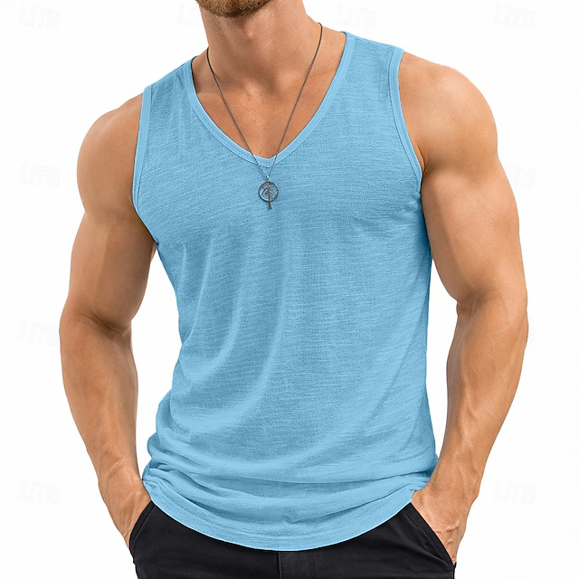 Grant | Skulpterad V-ringad Tank Top
