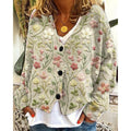 Hazel | Blommig Öppen Framsidan Cardigan
