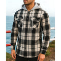 Emory | Robust Hooded Rutigt Skjorta Jacka