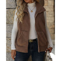 Willow | Mysig Texturerad Zip Väst