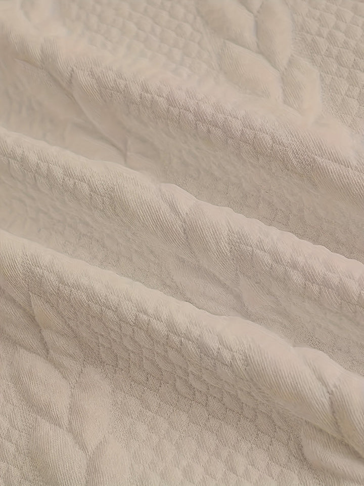 Merritt | Texturerad Höghalssweatshirt
