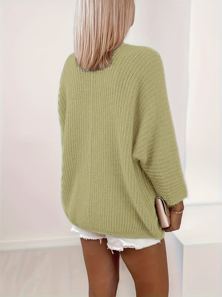 Bridget | Avslappnad Öppen Framsida Cardigan