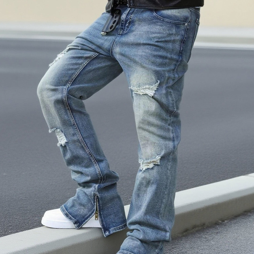 Easton | Avslappnade raka jeans