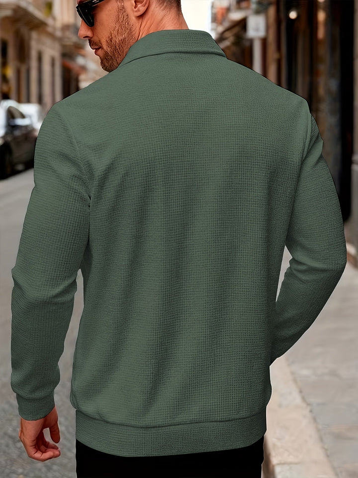 Foster | Texturerad Knappjacka