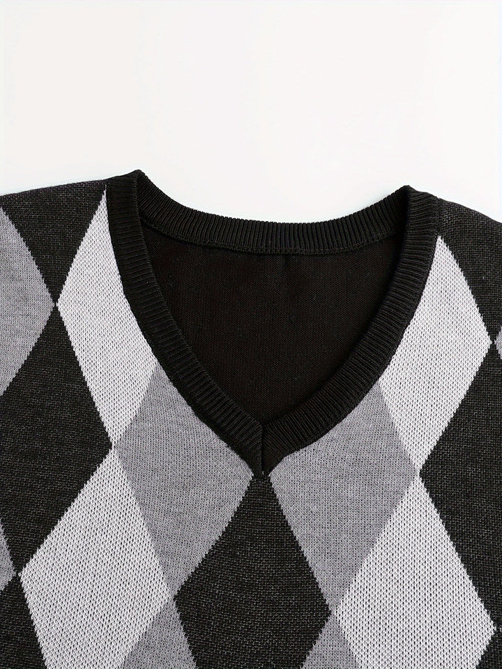 Chandler | Klassisk Argyle Tröja Väster