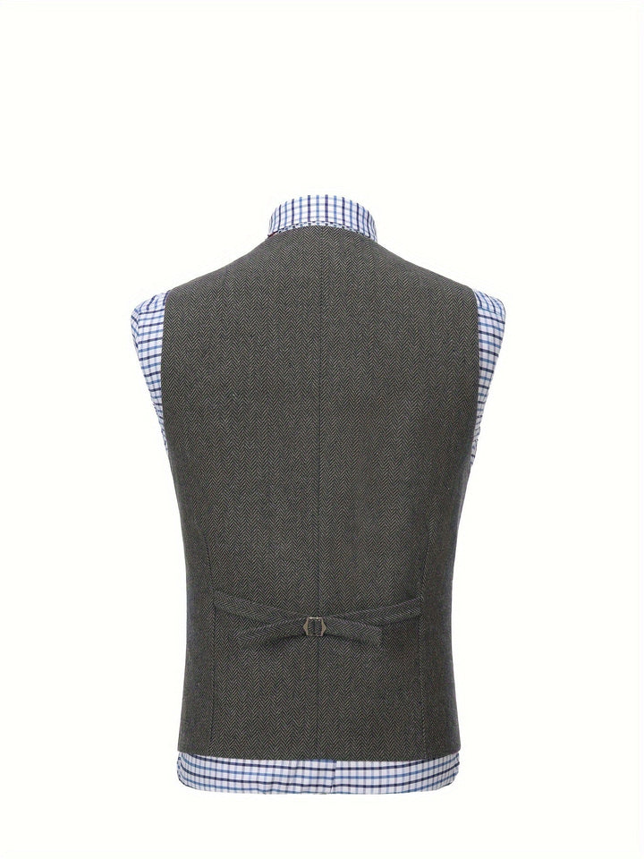 Colton | Heritage Herringbone Västen