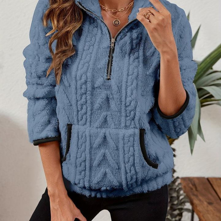 Delilah | Mysig Halv-Zip Tröja
