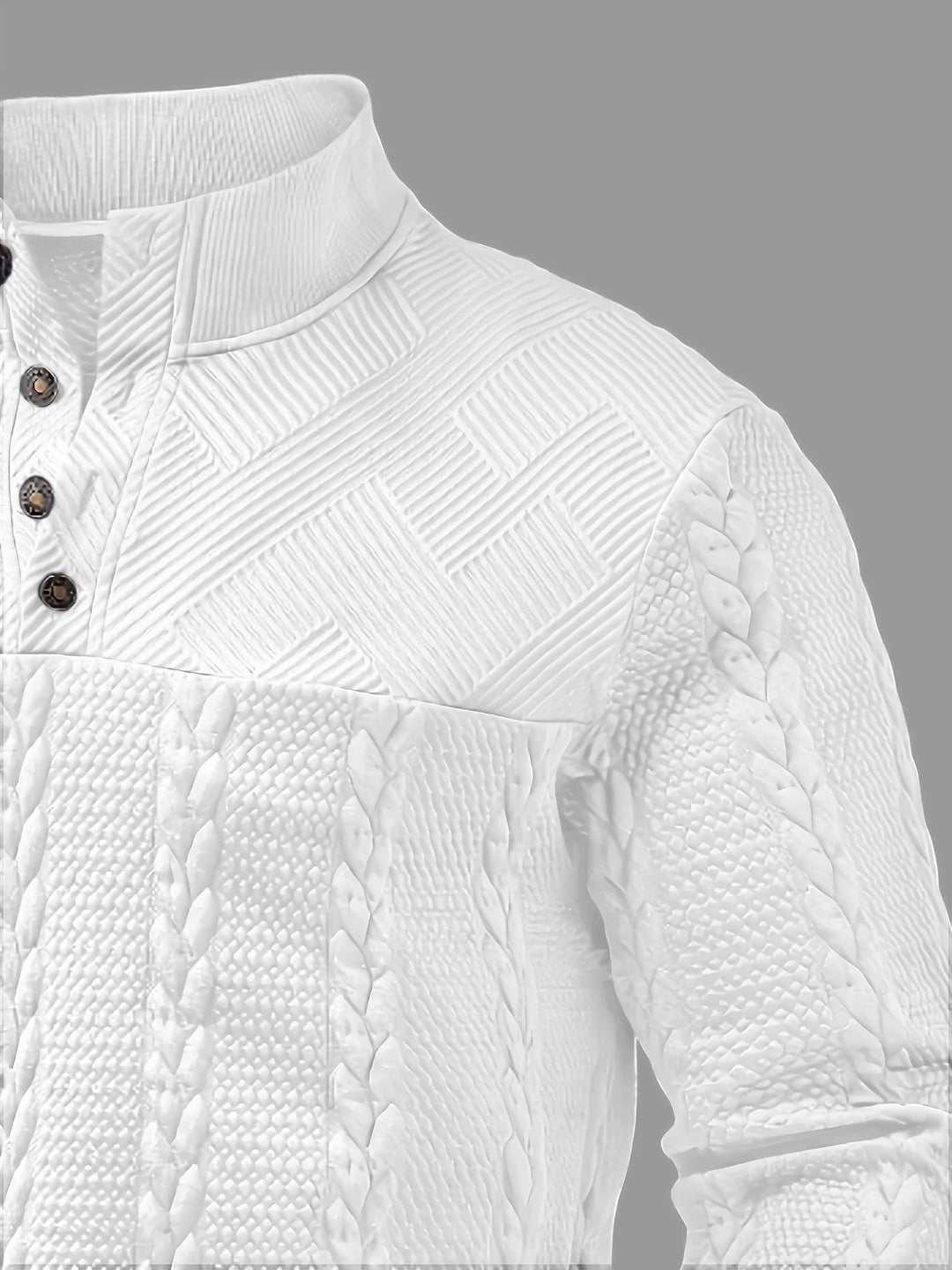 Sterling | Texturerad Ståkrage Pullover