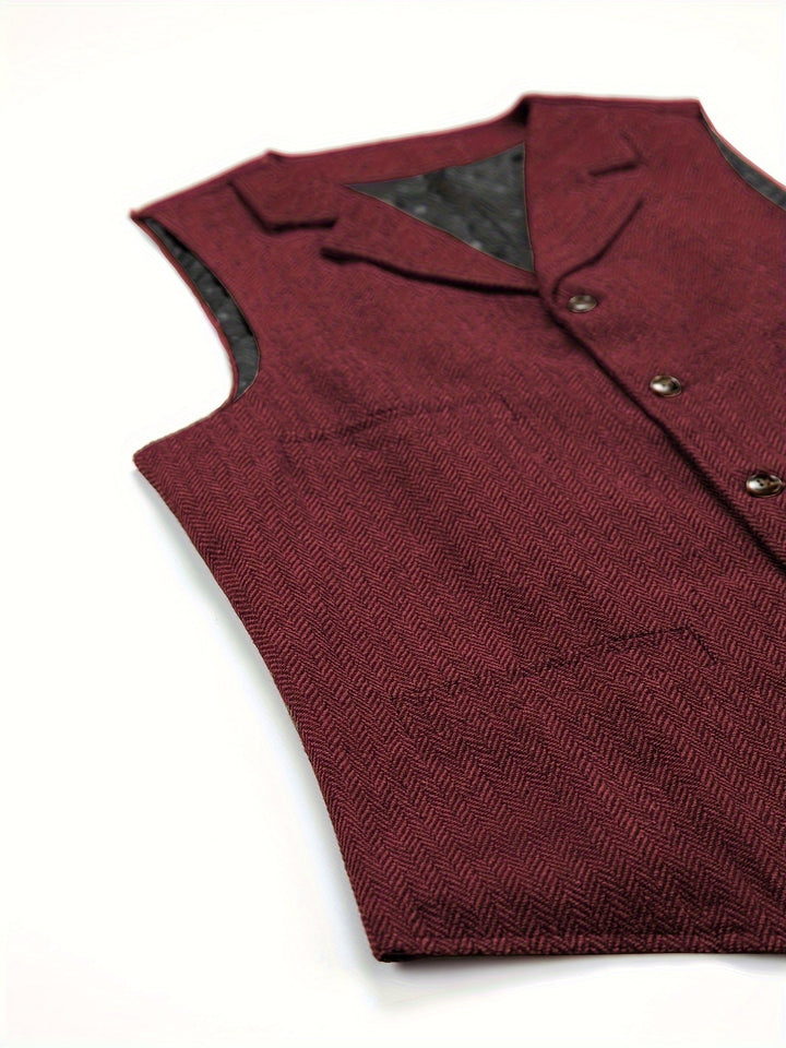 Colton | Heritage Herringbone Västen
