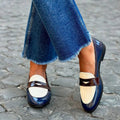 Shiloh | Elegant Premium Tvåfärgad Loafer