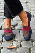 Jane | Stiliga Färgblockade Loafers