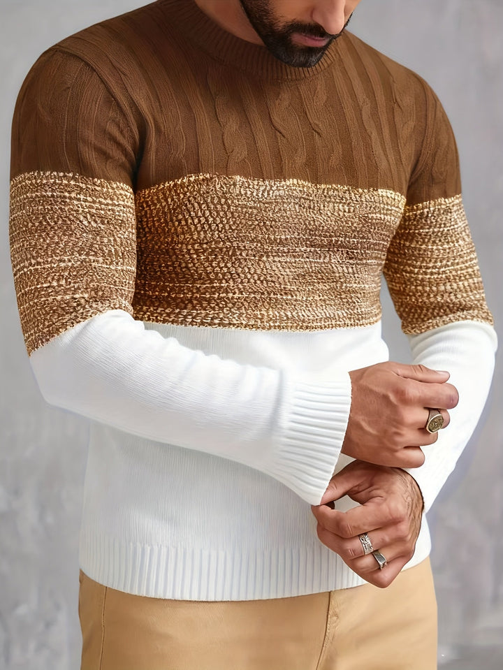 Graham | Färgglad Crew Neck Tröja