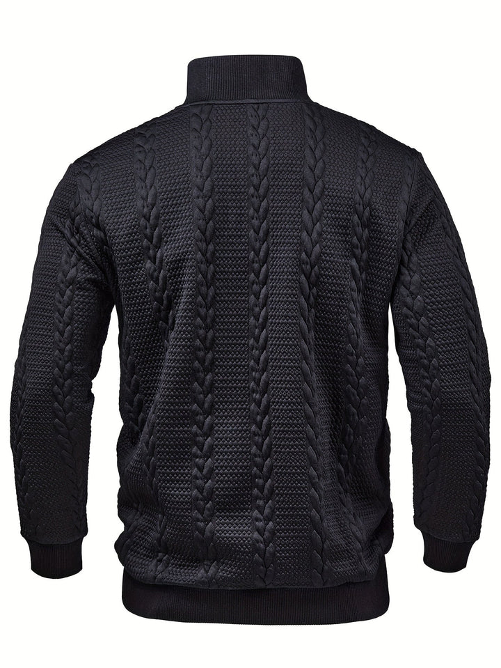Sterling | Texturerad Ståkrage Pullover