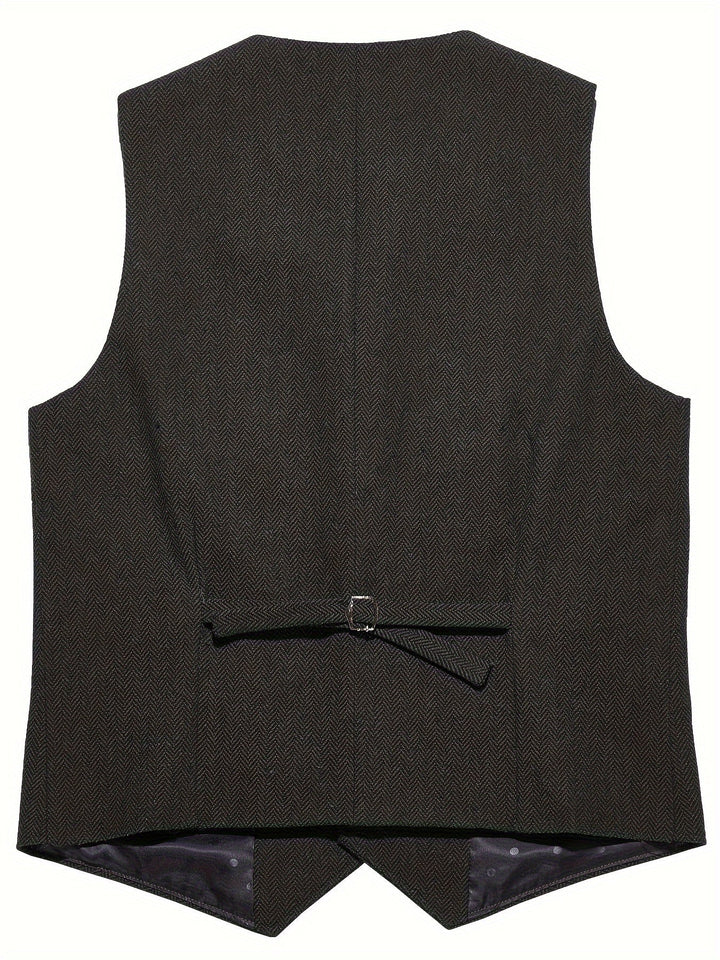 Byron | Raffinerad Herringbone Västar