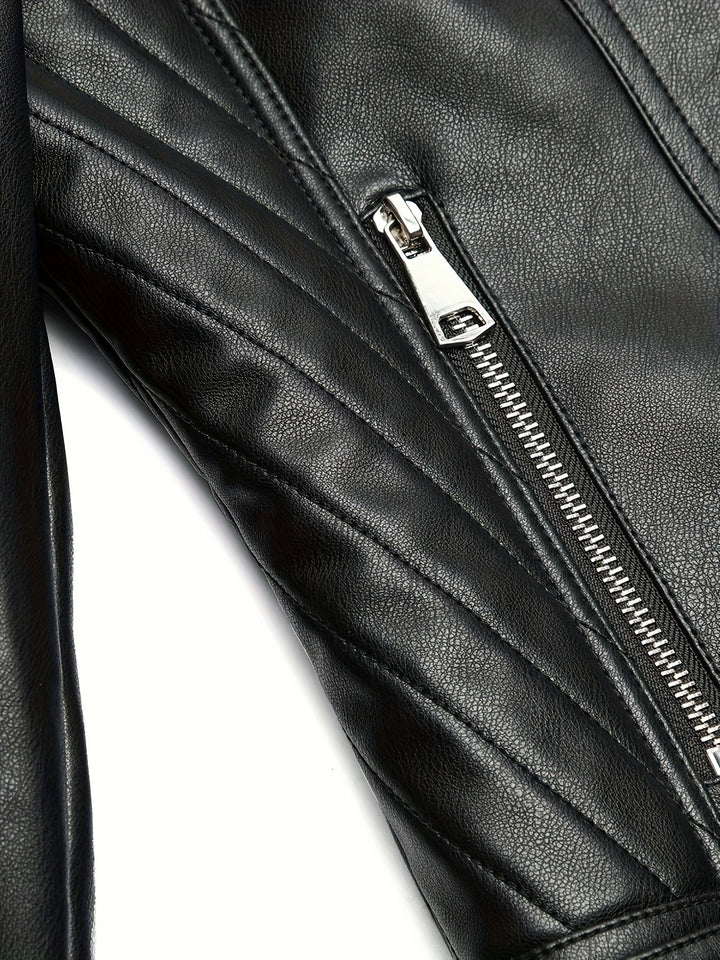 Mabel | Skulpterad Zip-Front Motojacka