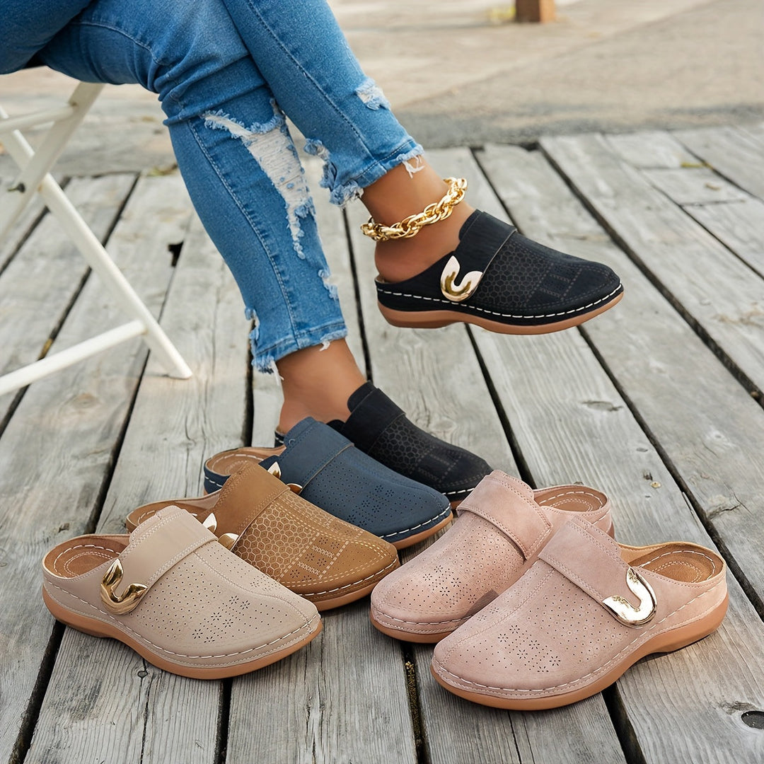 Bernadette | Dämpade Wedge Träskor
