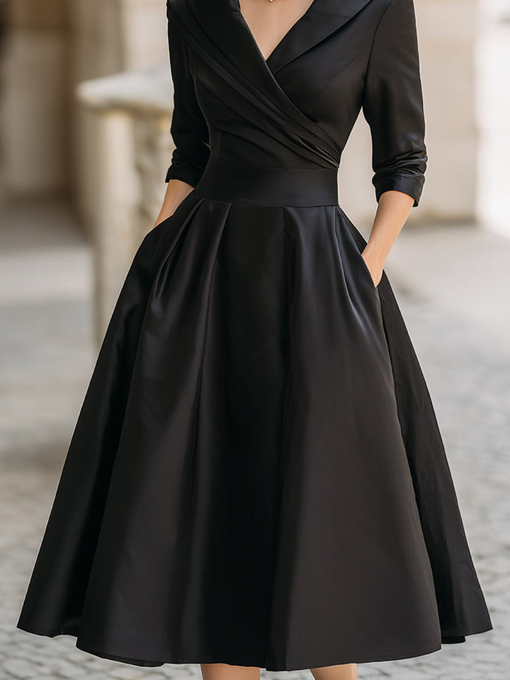 Coraline | Elegant V-ringad kvällsklänning