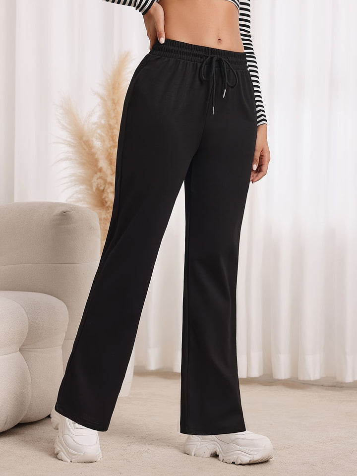 Colleen | Avslappnade Sweatpants med Rak Ben