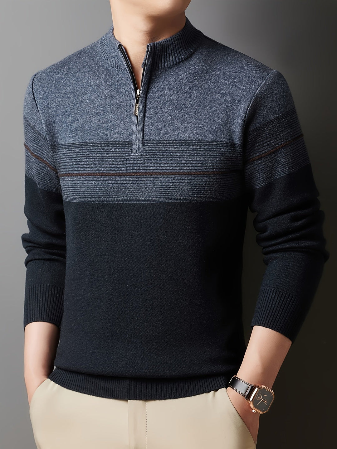 Oscar | Zip-Neck Tröja