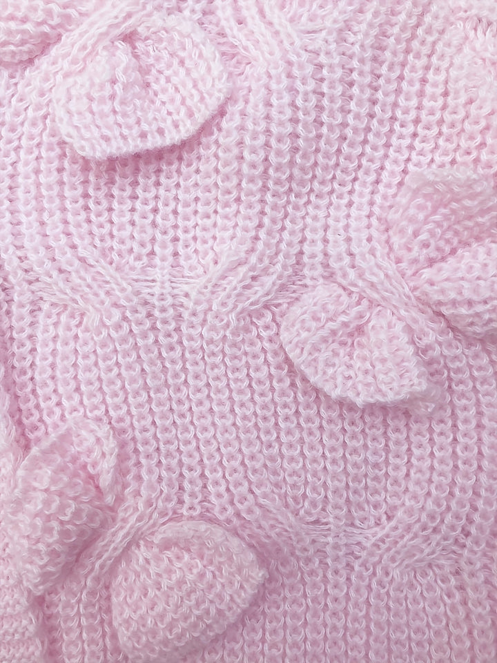 Juniper | Mjuk Cardigan med Båge och Långa Ärmar