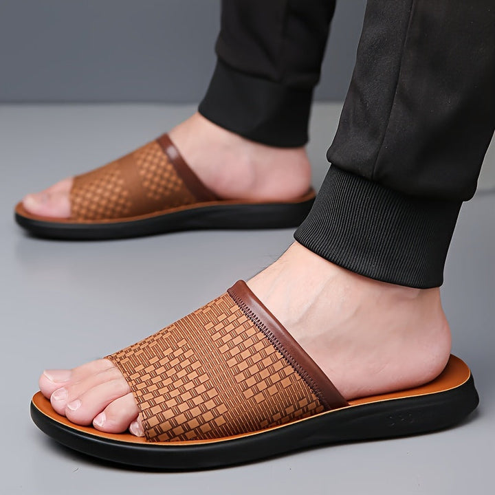 Elliot | Vävd Slide Sandaler