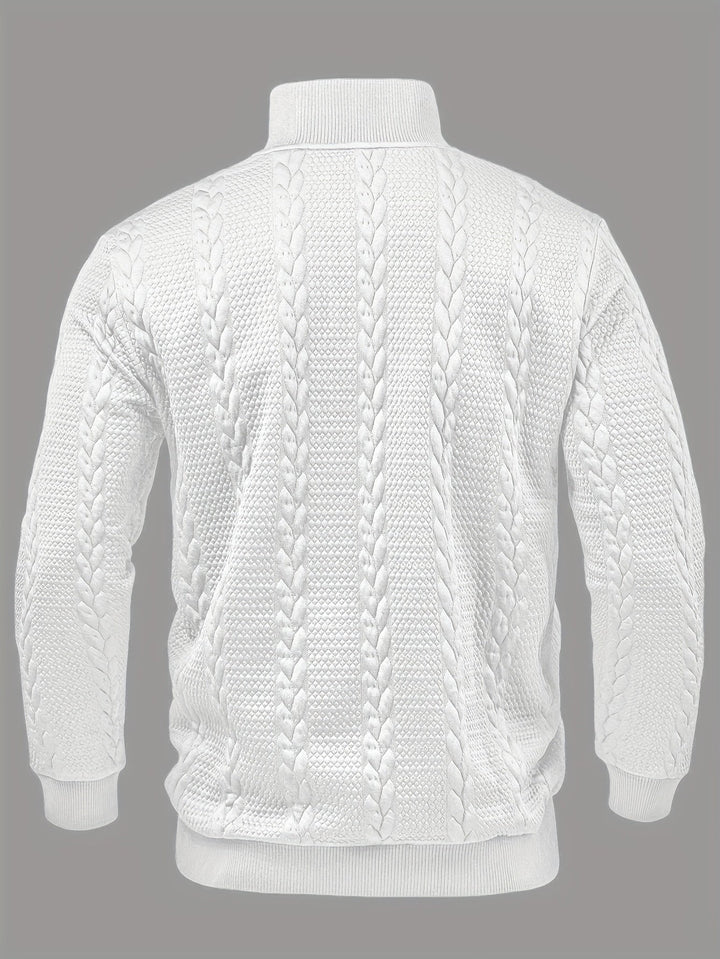 Sterling | Texturerad Ståkrage Pullover